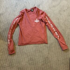 Santa Cruz Maroon Crew Neck Tee